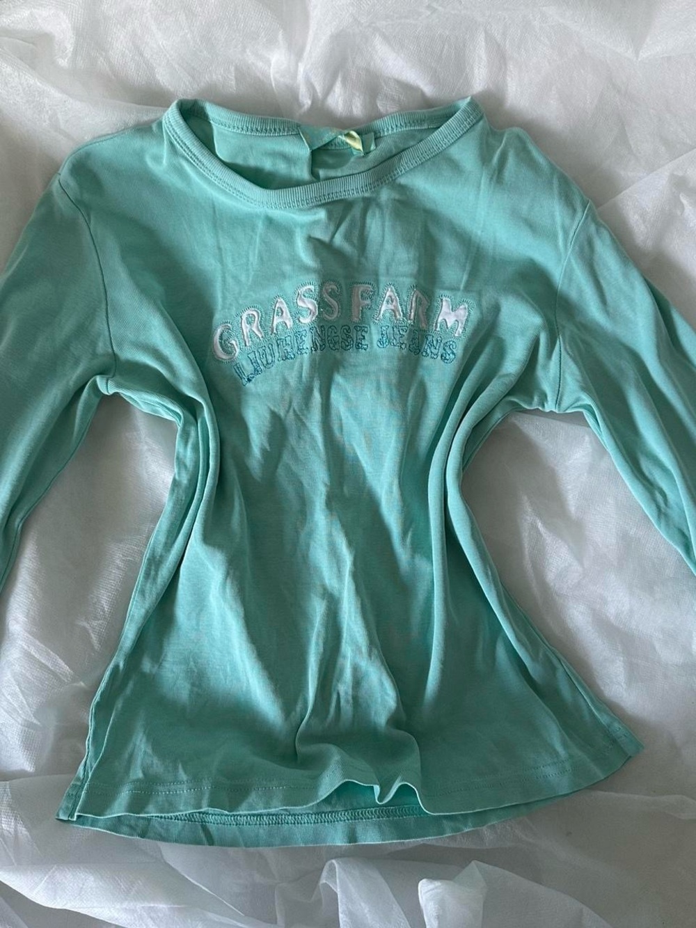 Aqua Long-Sleeve Tee